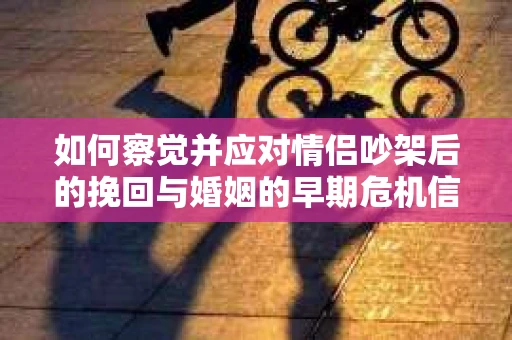 如何察觉并应对情侣吵架后的挽回与婚姻的早期危机信号？