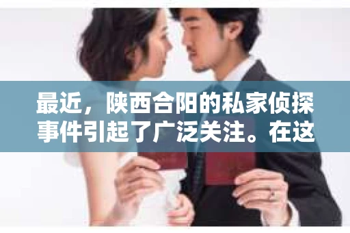 最近，陕西合阳的私家侦探事件引起了广泛关注。在这个信息爆炸的时代，隐私保护显得尤为重要。今天，我们就来聊聊这个事件，看看它背后的一些故事。