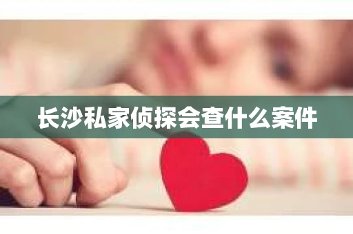 长沙私家侦探会查什么案件