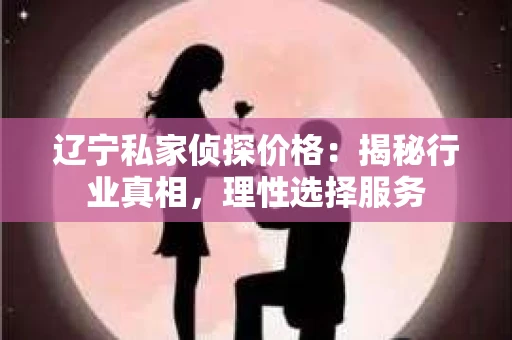 辽宁私家侦探价格：揭秘行业真相，理性选择服务