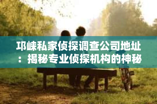 邛崃私家侦探调查公司地址：揭秘专业侦探机构的神秘面纱