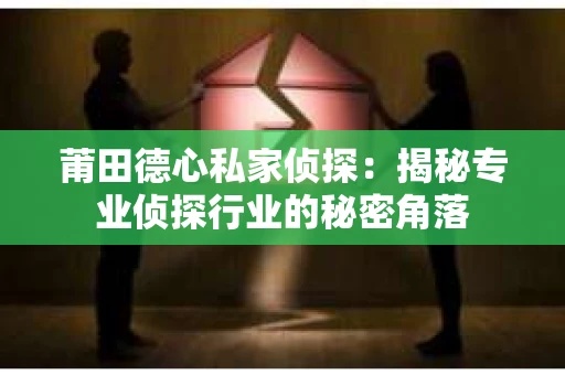 莆田德心私家侦探：揭秘专业侦探行业的秘密角落