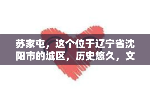 苏家屯，这个位于辽宁省沈阳市的城区，历史悠久，文化底蕴深厚。近年来，随着社会的发展，人们对于私家侦探的需求也逐渐增加。那么，苏家屯有私家侦探吗？今天，我们就来聊聊这个话题。