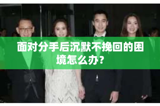 面对分手后沉默不挽回的困境怎么办？